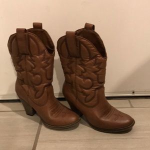 Cowboy style boots